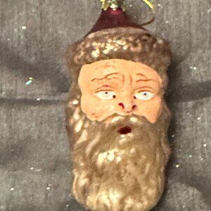 Vintage Father Christmas Santa ornament